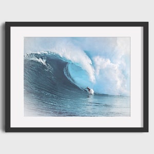 Pintura de acuarela SURFER - Descarga digital, Arte imprimible, Cartel de surf vintage, Cartel de surf retro, Impresión de surf, Acuarela de surf