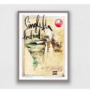 2011 SINGLE FIN FESTIVAL Print - Surfing Poster