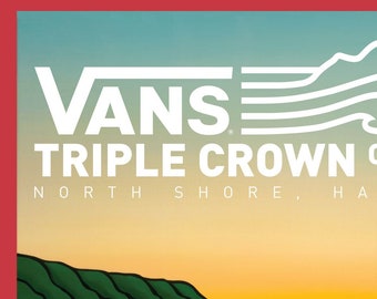 希少 Vans triple crown ヘザーブラウン ポスター surf（Vans