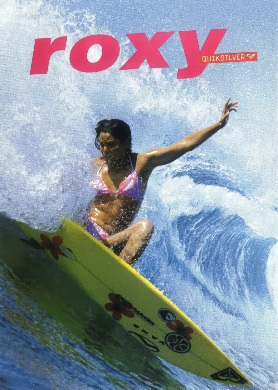 ROXY Surfing Competition Print - Vintage Surfing Poster, Retro