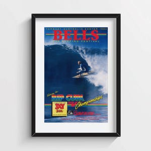 ROXY Surfing Competition Print - Vintage Surfing Poster, Retro
