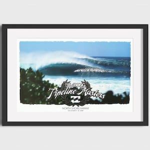 Pipe Masters Surf Poster - Etsy
