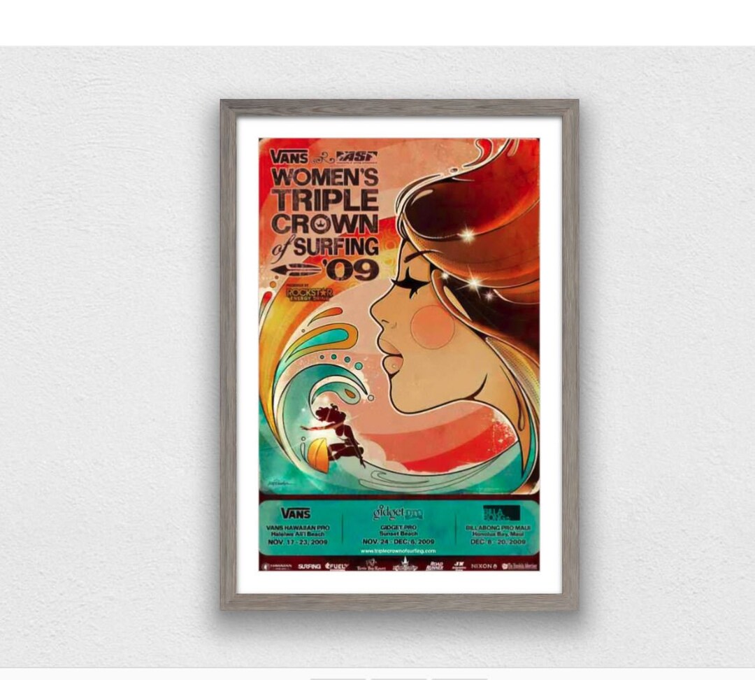 Women's Triple Crown of Surfing2009 ポスター Women's Triple Crown of Surfing2009 ポスター 【公式通販】