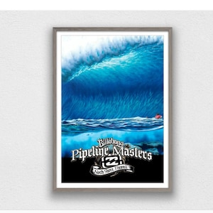Pipe Masters Surf Poster - Etsy