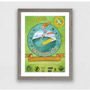 2018 LOG JAM IV Surf Print - Surfing Poster