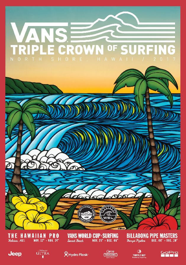2017 VANS Triple Crown of Surfing Competition Print
