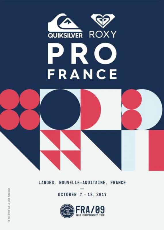 2017 ROXY PRO FRANCE Surfing Competition Print - Surfing Poster - Etsy