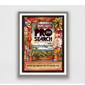 2010 RIP CURL PRO Bell&#39;s Beach Surfing Competition Print - Digital Download, Printable Art, Vintage Surfing Poster, Retro Surf Poster