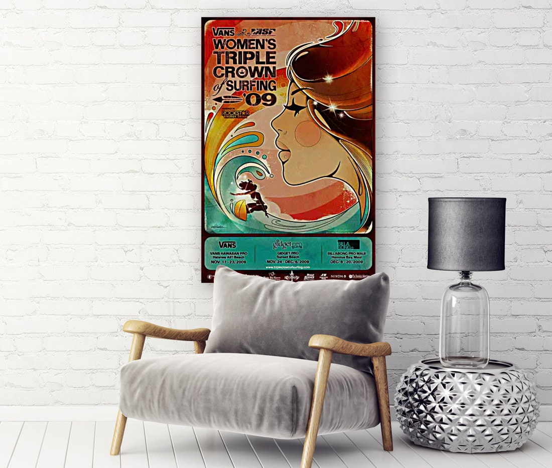 2009 Women's VANS Triple Crown of Surfing Competition Print