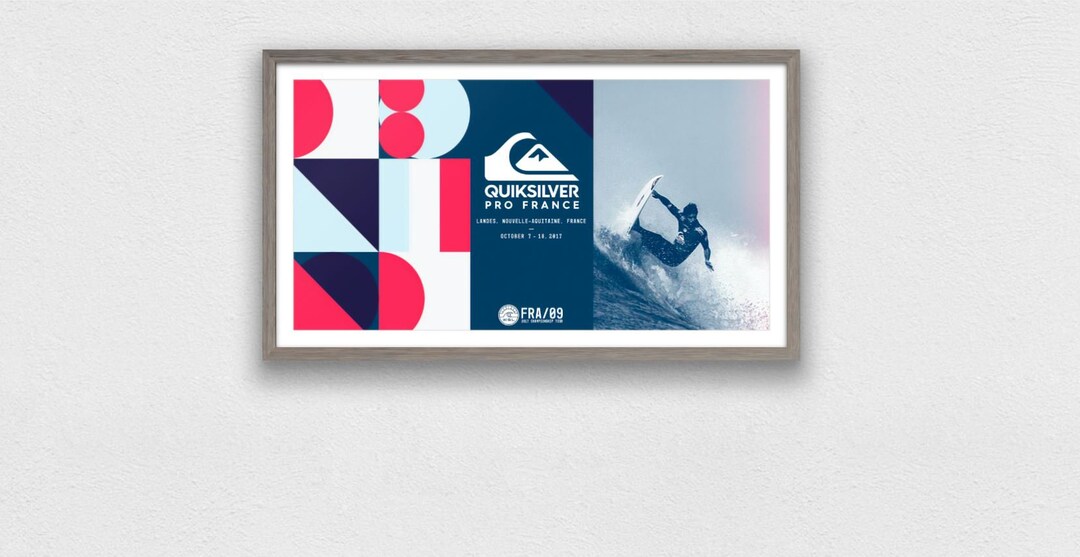 ロキシープロコンテストポスター 2017 ROXY PRO FRANCE Surfing Competition Print - Surfing Poster - Etsy