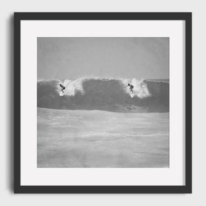 VINTAGE SURFING Photo - Digital Download, Printable Art, Black & White Surf Photo, Vintage Surfing Poster, Surf Poster, Surfing Print