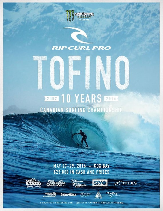 2016 RIP CURL PRO Tofino Surfing Competition Print - Digital