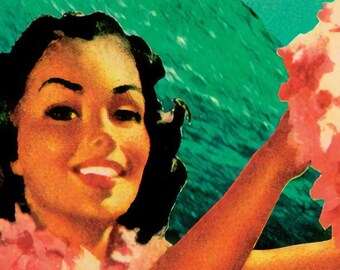 1995 Roxy Quiksilver Hawaii Pro Surfing Poster – Vintage Surf Art