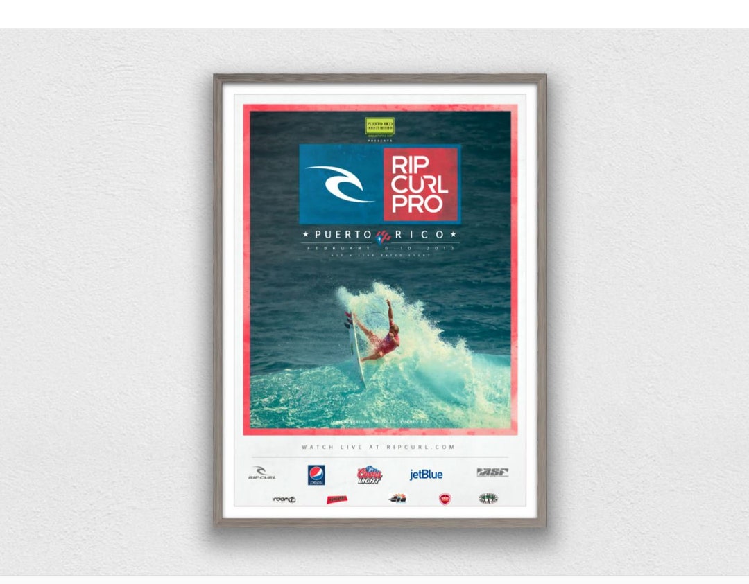 2013 RIP CURL PRO Puerto Rico Surfing Competition Print - Digital ...