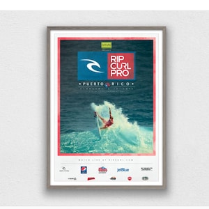 2013 RIP CURL PRO Puerto Rico Surfing Competition Print