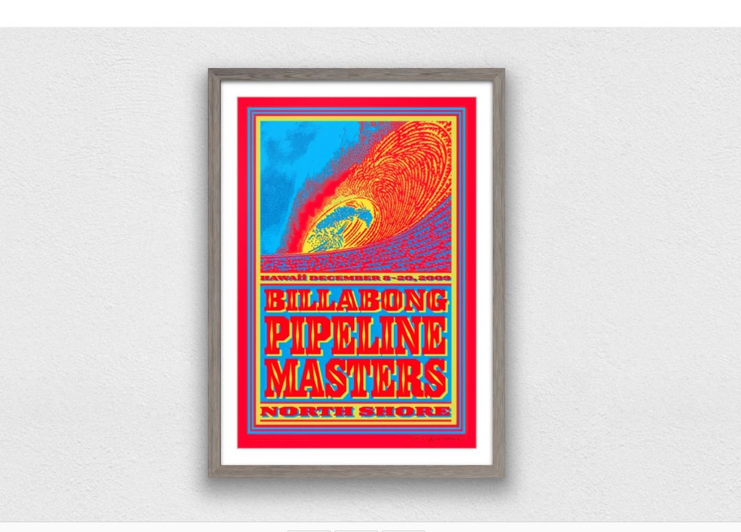 2009 BILLABONG PIPELINE MASTERS Surf Print - Surfing Poster