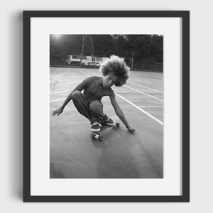 1970 VINTAGE SKATEBOARDING Photo - Digital Download, Printable Art, Black & White Skate Photo, Vintage Skateboarding Poster, Skater Boy