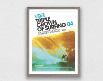 Vans Triple Crown Surfing 2004 Print – Vintage Surf Poster (Digital Download)