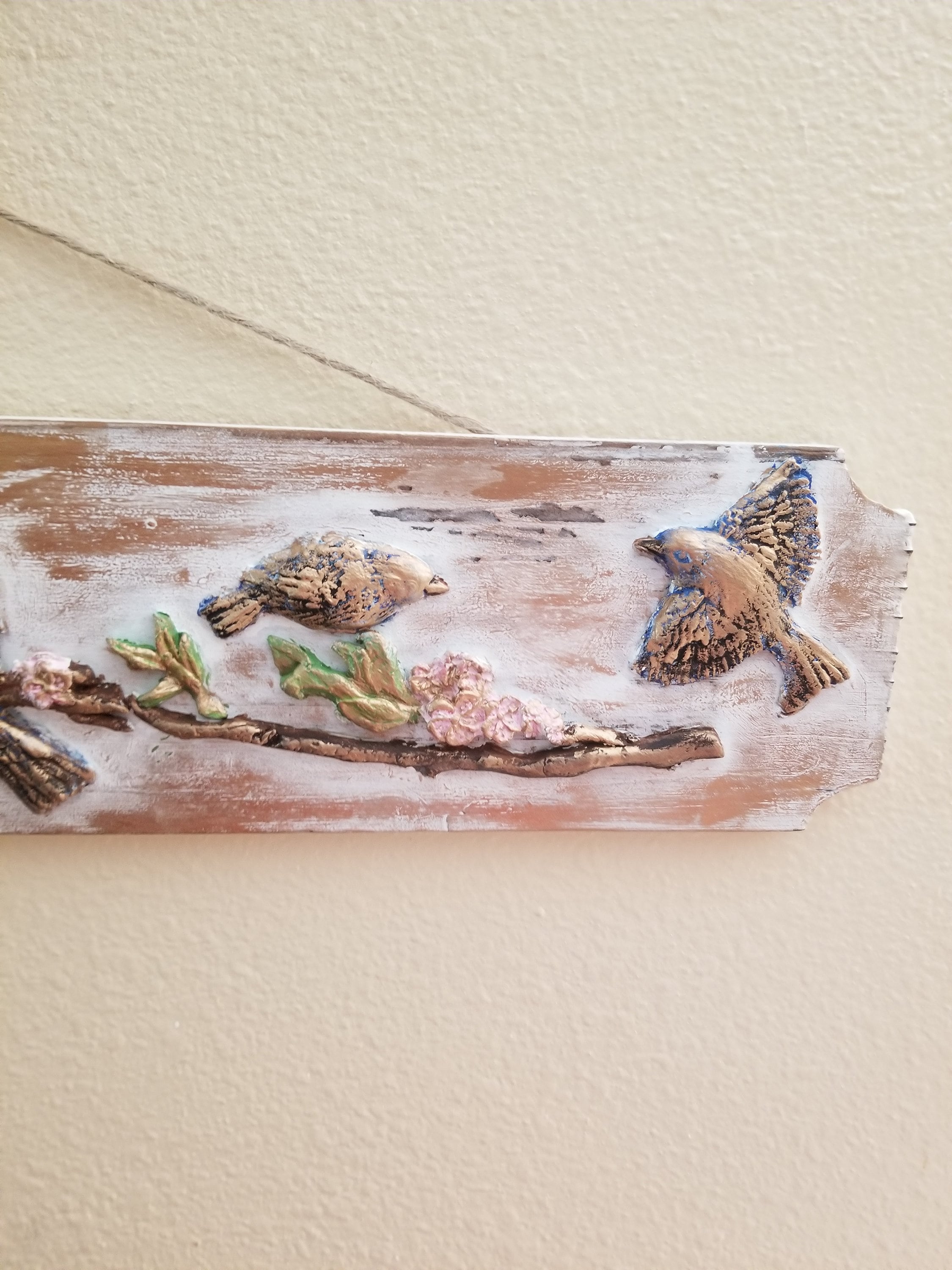 Birds Mixed Media Wall Decor Rustic Decor Farmhouse Etsy