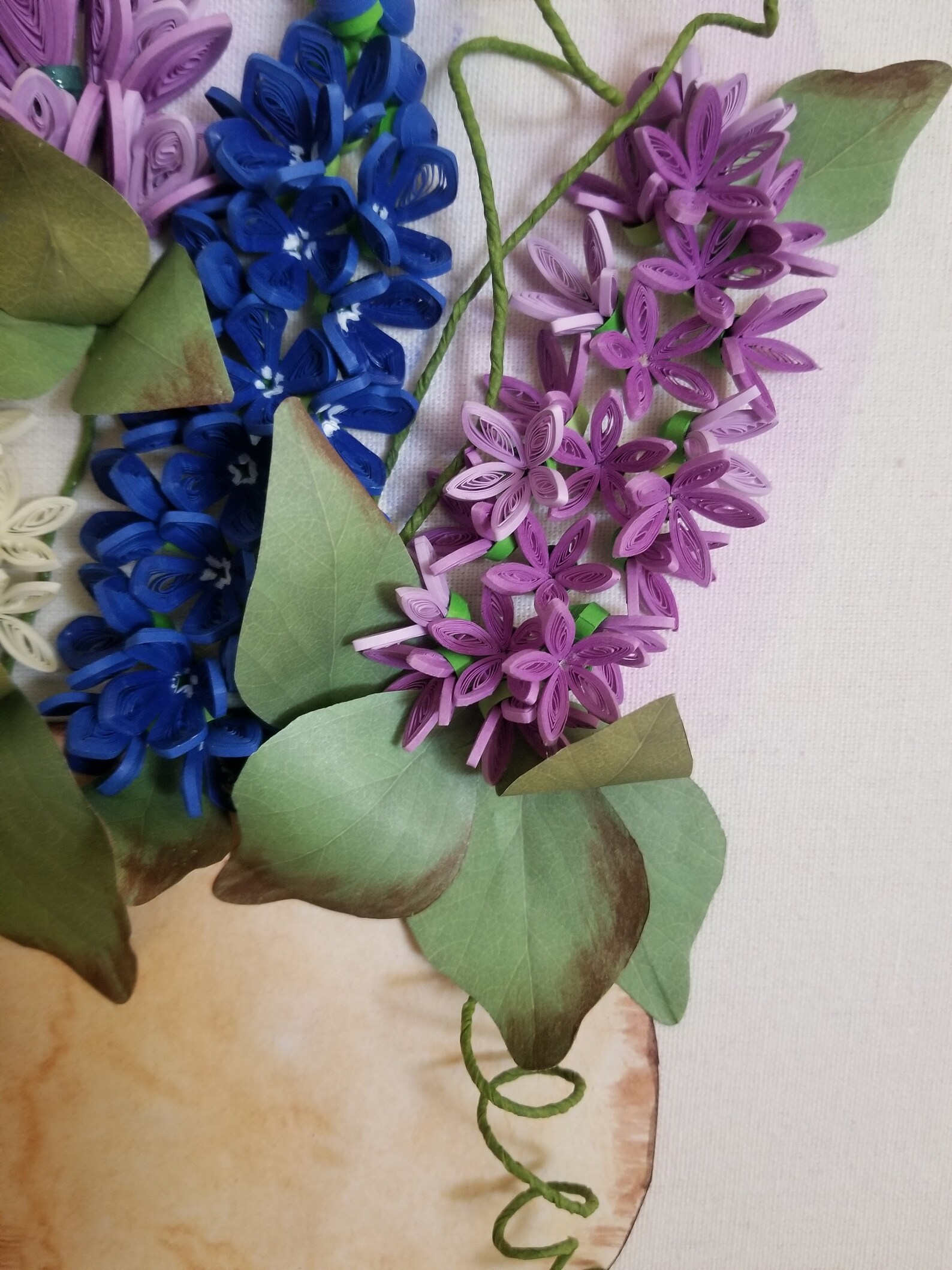 Quilling art bouquet of wild flowers wall art paper art | Etsy