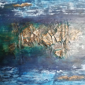 Painting on canvas - Textured abstract  Painting - Original Artwork - Wall Art - 3D Mixed Media Wall Art - 3D Art - Handmade - Painting
