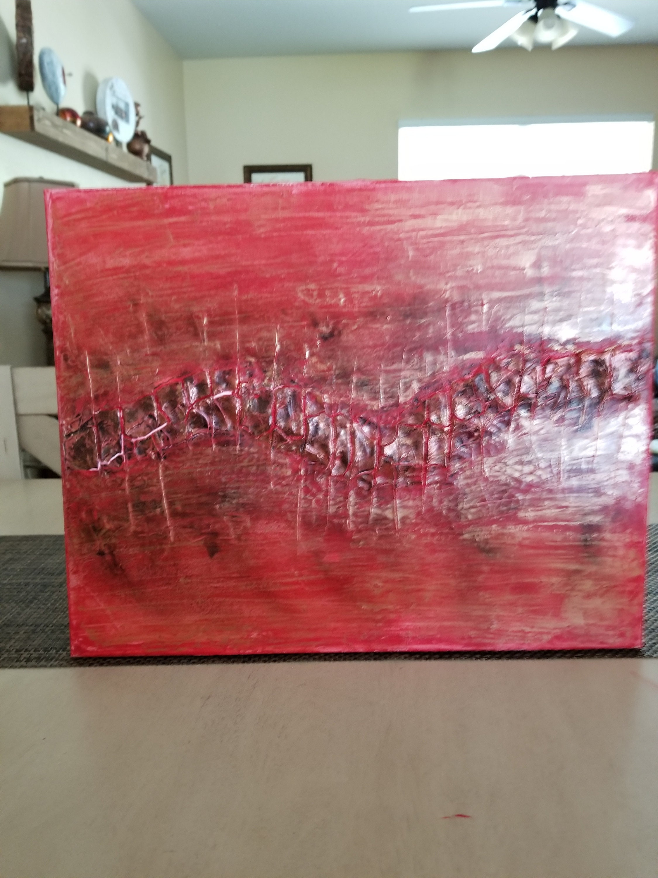 Painting on canvas Textured Abstract Painting Original | Etsy