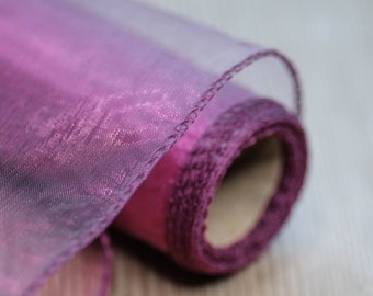 6 mm 15 m Sheer Organza Ribbon-Lavande Rose