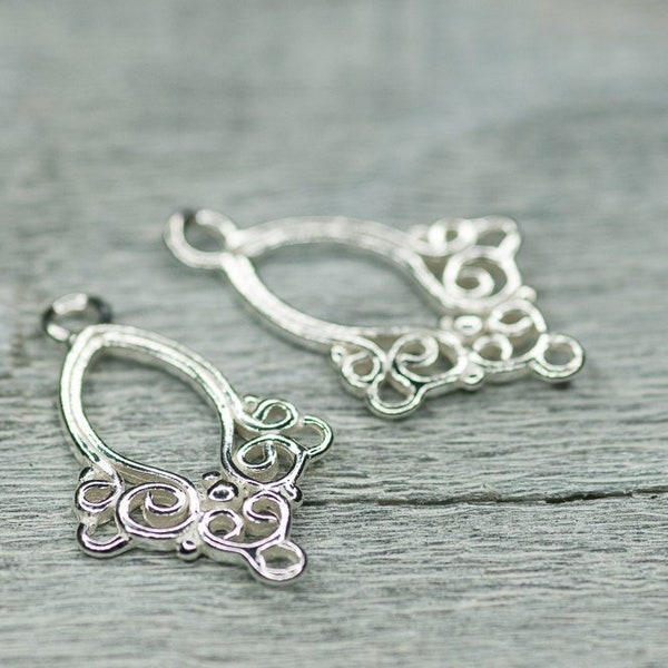 Silver Chandelier Etsy