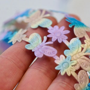 Ruban d'été 10 mètres, ruban papillon de haute qualité, ruban de fleurs, ruban arc-en-ciel, ruban décoratif, ruban artisanal coloré mignon pour enfants