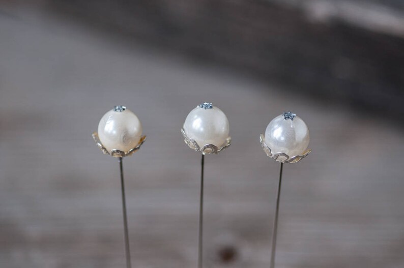 Large Pearl Head Pins Decorative Pins Pearl Wedding Pins Florist Pins Wedding Decor Valentine Decor Romantic Wedding Bouquet Pins