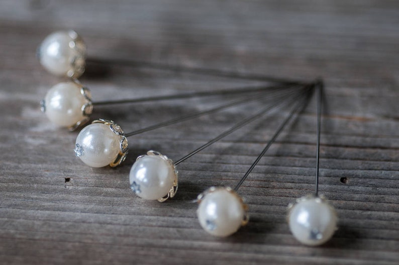 Large Pearl Head Pins Decorative Pins Pearl Wedding Pins Florist Pins Wedding Decor Valentine Decor Romantic Wedding Bouquet Pins