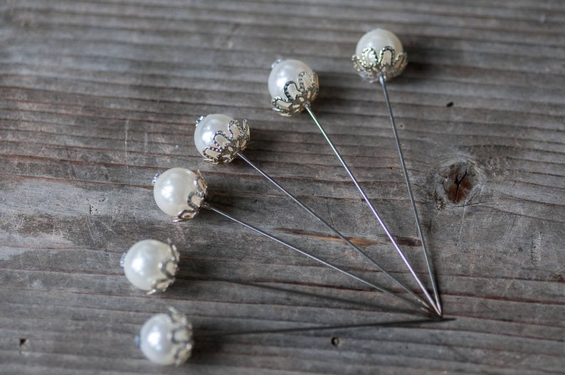 Large Pearl Head Pins Decorative Pins Pearl Wedding Pins Florist Pins Wedding Decor Valentine Decor Romantic Wedding Bouquet Pins