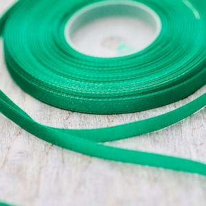 6mm satijn lint Teal groen lint bruiloft levering bloemist lint bruiloft boeket lint decoratieve lint gift Wrapping lint supplies