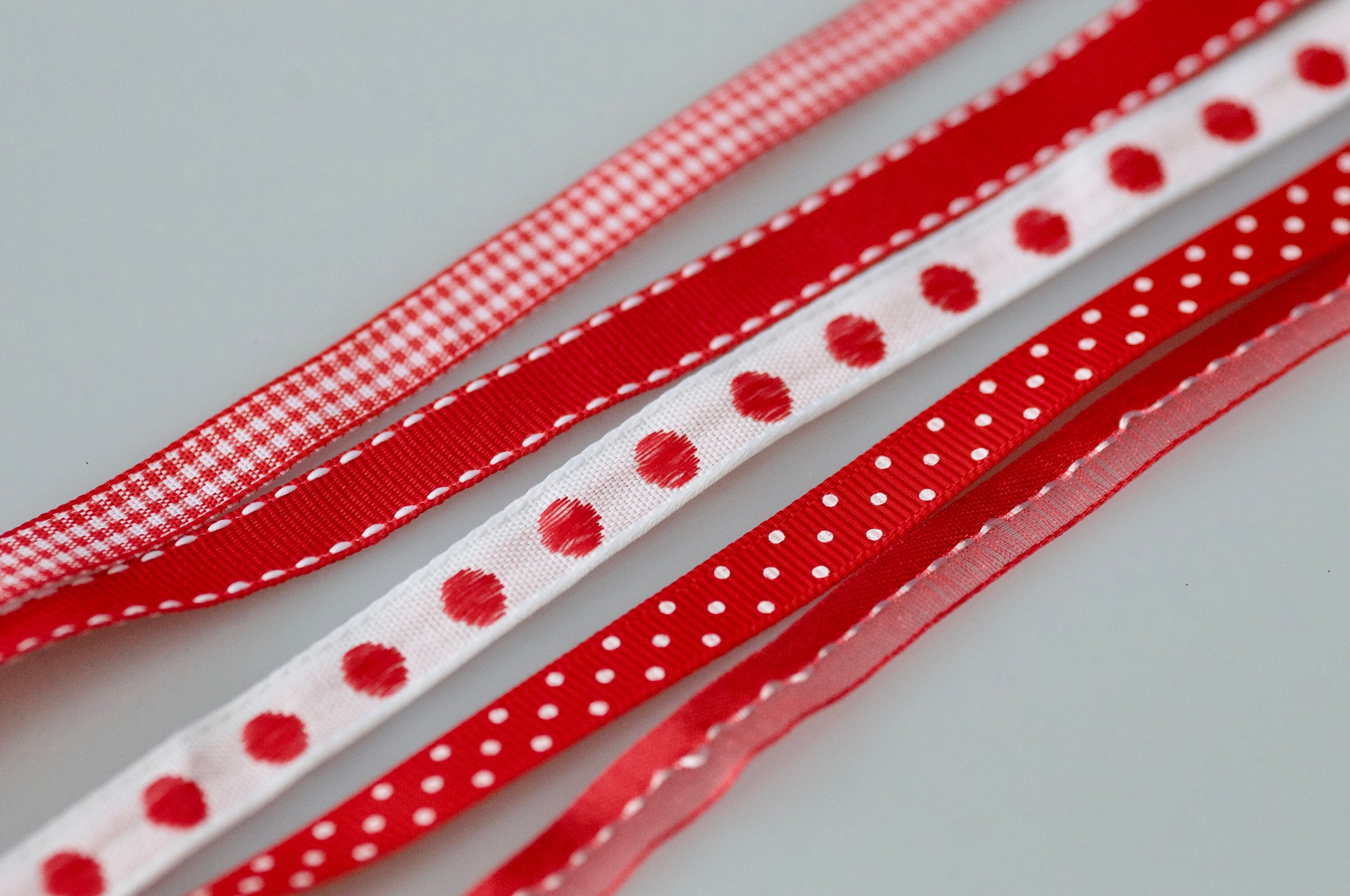 5 Rollos De Cinta Decorativa Senyera - 30mm X 5.5m (Para Regalos)