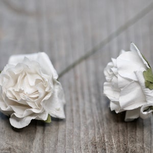 White Roses 4cm Fake White Flowers, White Craft Roses, Wreath Flowers, Artificial Roses, Home Decor, DIY Craft Supplies, Wedding Decor