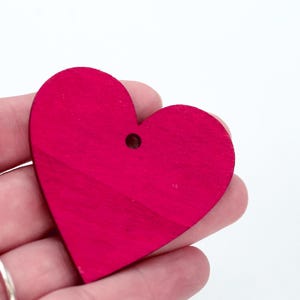 Large Wooden Hearts – Set of 20 (5cm) | Rustic Heart Cutouts for Crafts, Wedding Decor, Gift Tags, Scrapbooking