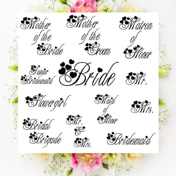 Download Wedding Svg Marriage Svg Bride Svg Groom Svg Wedding Party Etsy