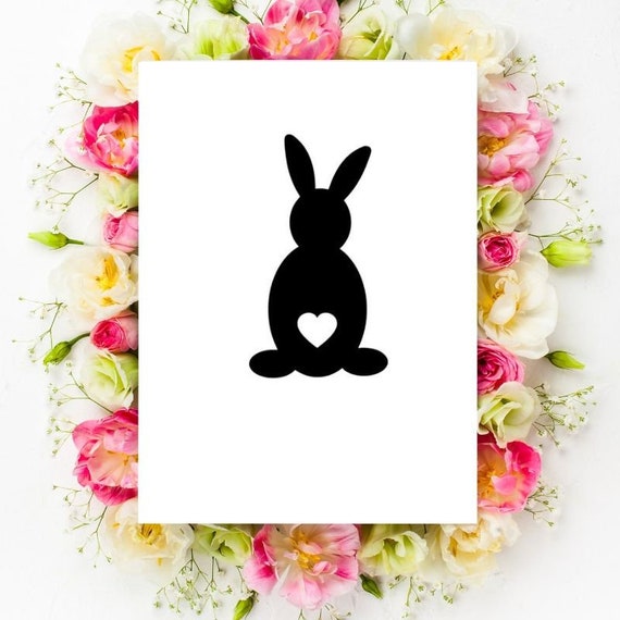Download Bunny Svg Easter Svg Easter Bunny Svg Heart Svg Svg File Etsy