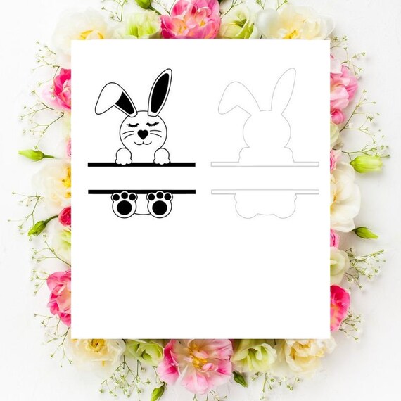 Download Bunny SVG Easter SVG Bunny split svg Cute Bunny Svg Bunny ...
