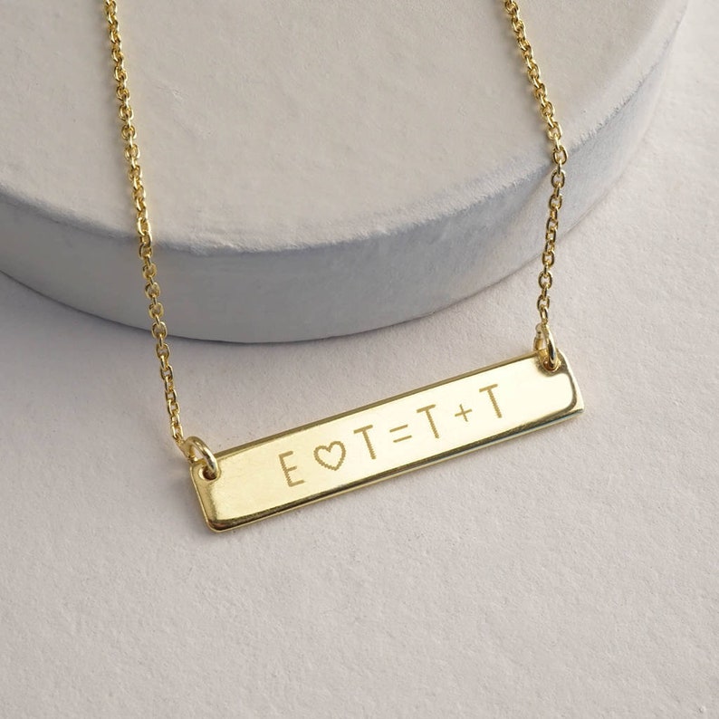 rose gold filled Custom bar necklace bar necklace bar necklace personalized bar necklace name necklace
