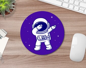 Mouse Pad Curious Alien Student Gift Computer Accessories Home Office Alien Lover Gift Gift For Her Gift For Him