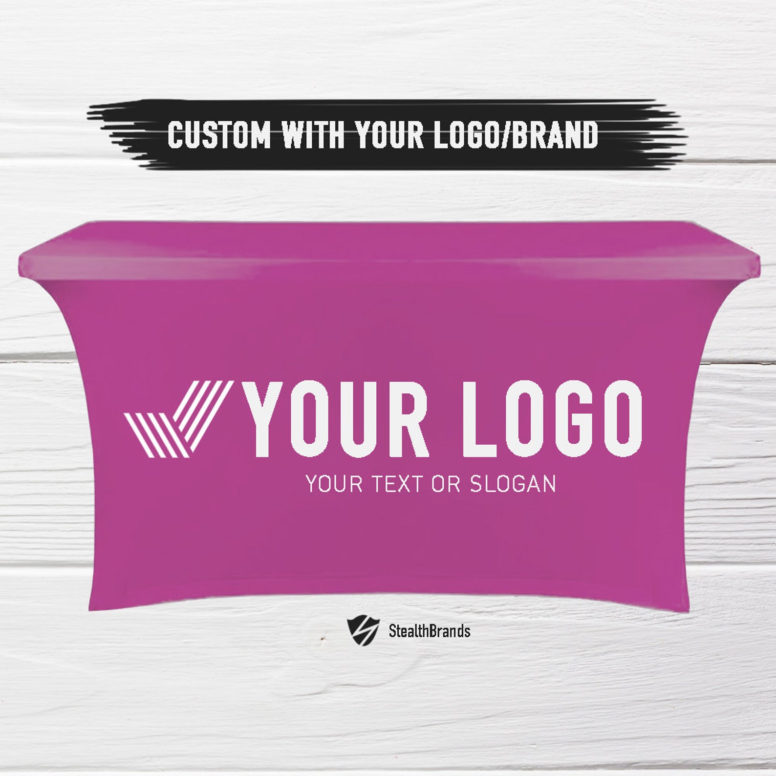 Custom Stretch Spandex Table Cover Table Cloth with Logo or Etsy