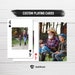 Playing Cards with Pictures - Gift for Grandpa from Granddaughter - Custom Photo Deck of Cards - Poker Lover Grandpa Gift for Father's Day 