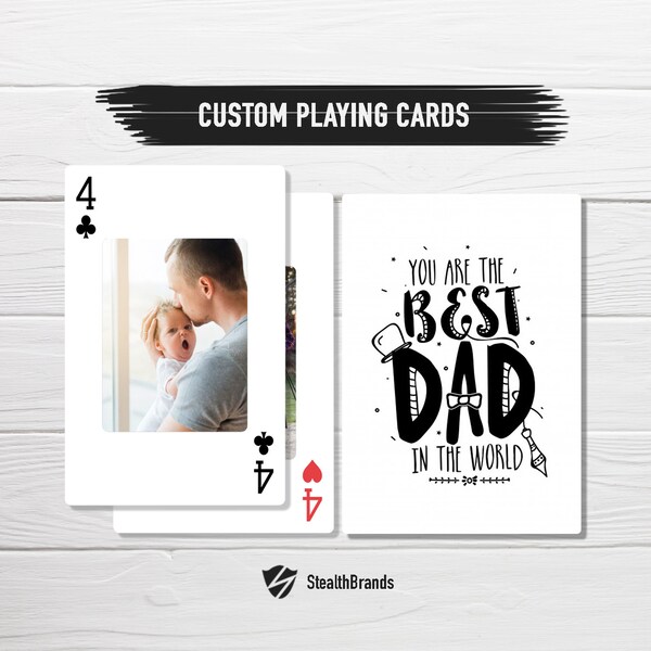 Custom Playing Cards Etsy