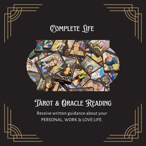 Complete Life Tarot Card Reading | Oracle Reading | Online Readings | Intuitive Readings | Psychic Reading