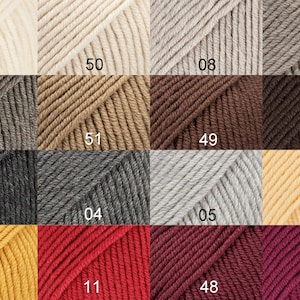 DROPS Merino Extra fine DK yarn (8ply) 100% wool Knitting wool Merino wool Superwash treated