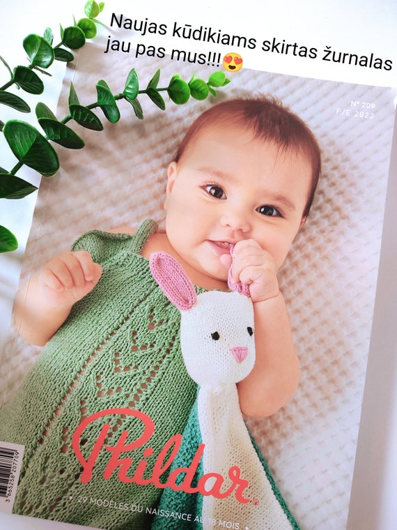 Tricot bébé : les nouveautés Printemps/été 2022 layette de Phildar - Marie  Claire