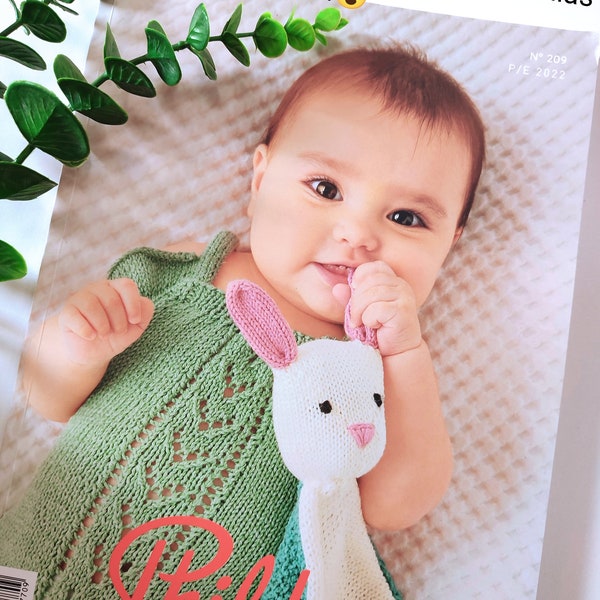 Catalogue de tricot Phildar 209 Layette printemps - Été- modèles tricot bébé