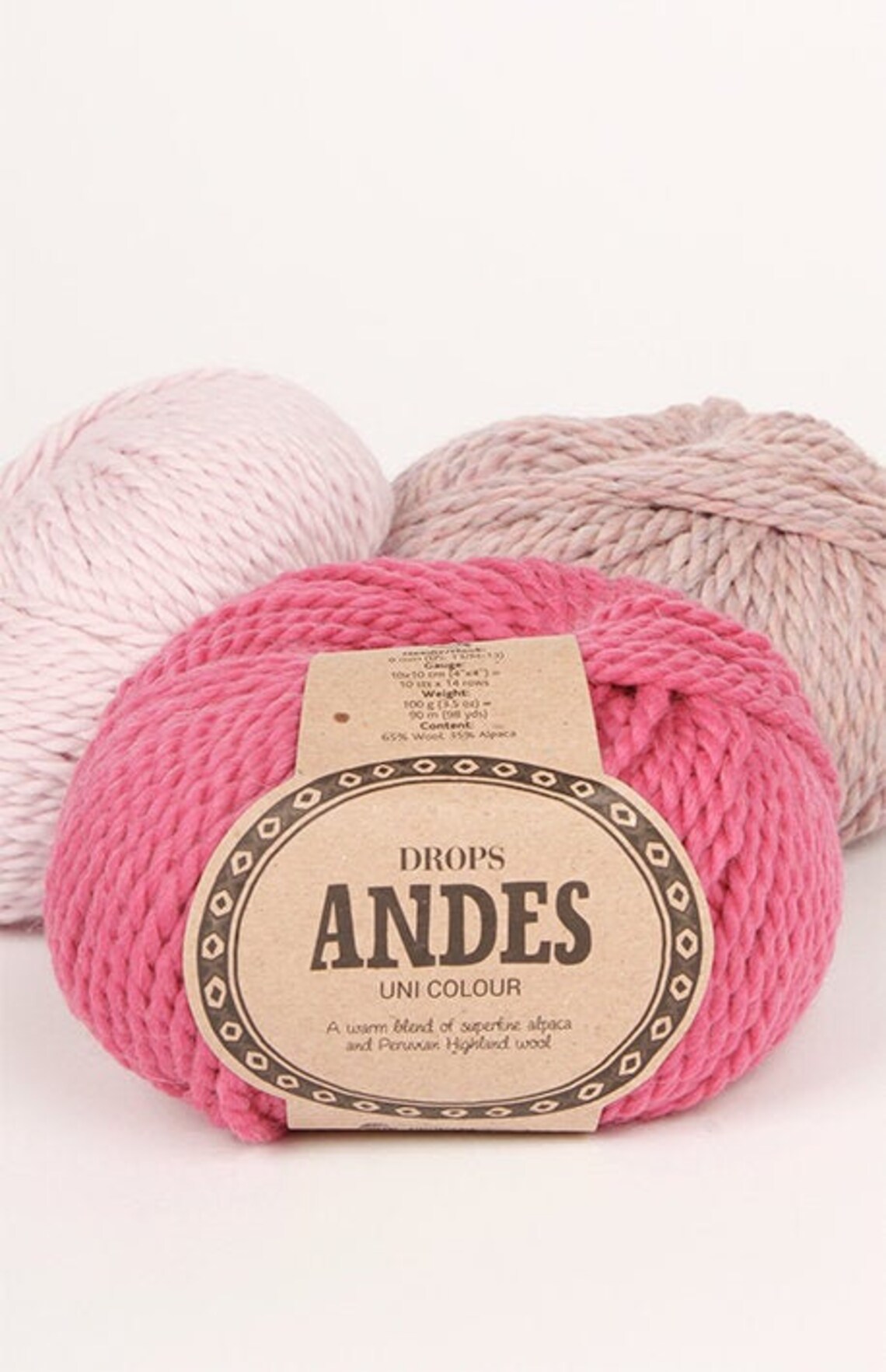 DROPS Andes Super bulky knitting yarn Soft and chunky blend of Etsy