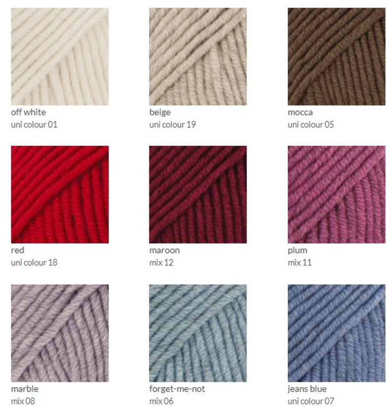 DROPS Big Merino knitting yarn Superwash treated extra fine Etsy